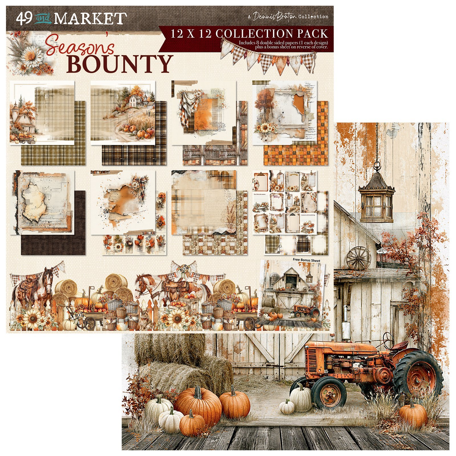 Alternative view of 49 and Market - Season's Bounty - 12 x12 Collection Pack