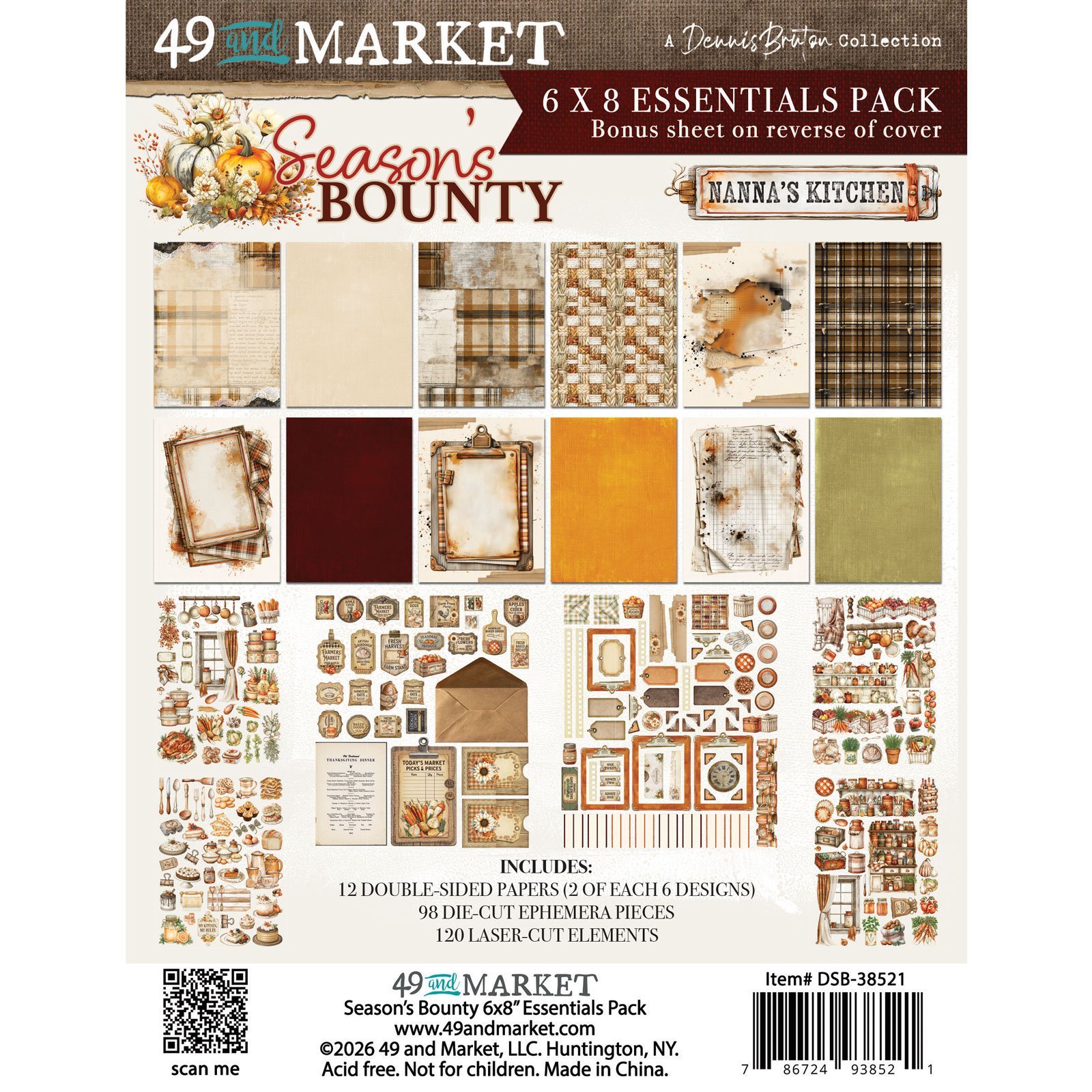 49 and Market - Season's Bounty 6x8 Essentials Pack