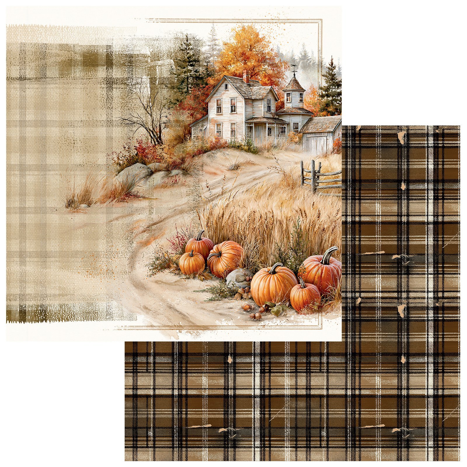 49 and Market - Season's Bounty Paper - Autumn