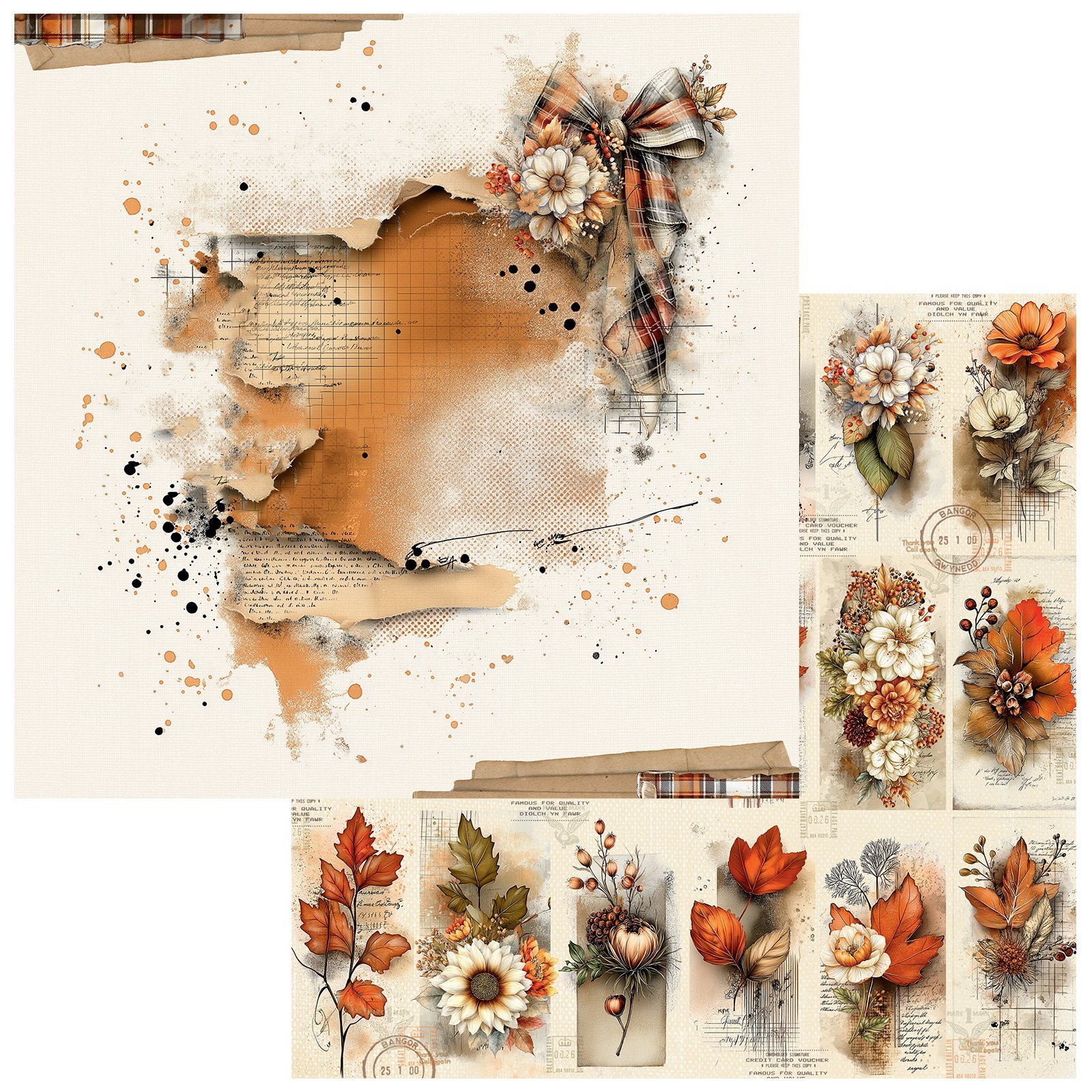 49 and Market - Season's Bounty Paper - Family
