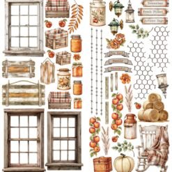 Alternative view of 49 and Market - Season's Bounty Laser Cut Elements