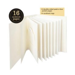 Alternative view of Graphic 45 ATC Album with Matchbook Box - Ivory