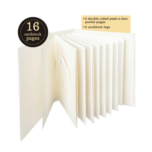Graphic 45 ATC Album with Matchbook Box - Ivory - Image 2
