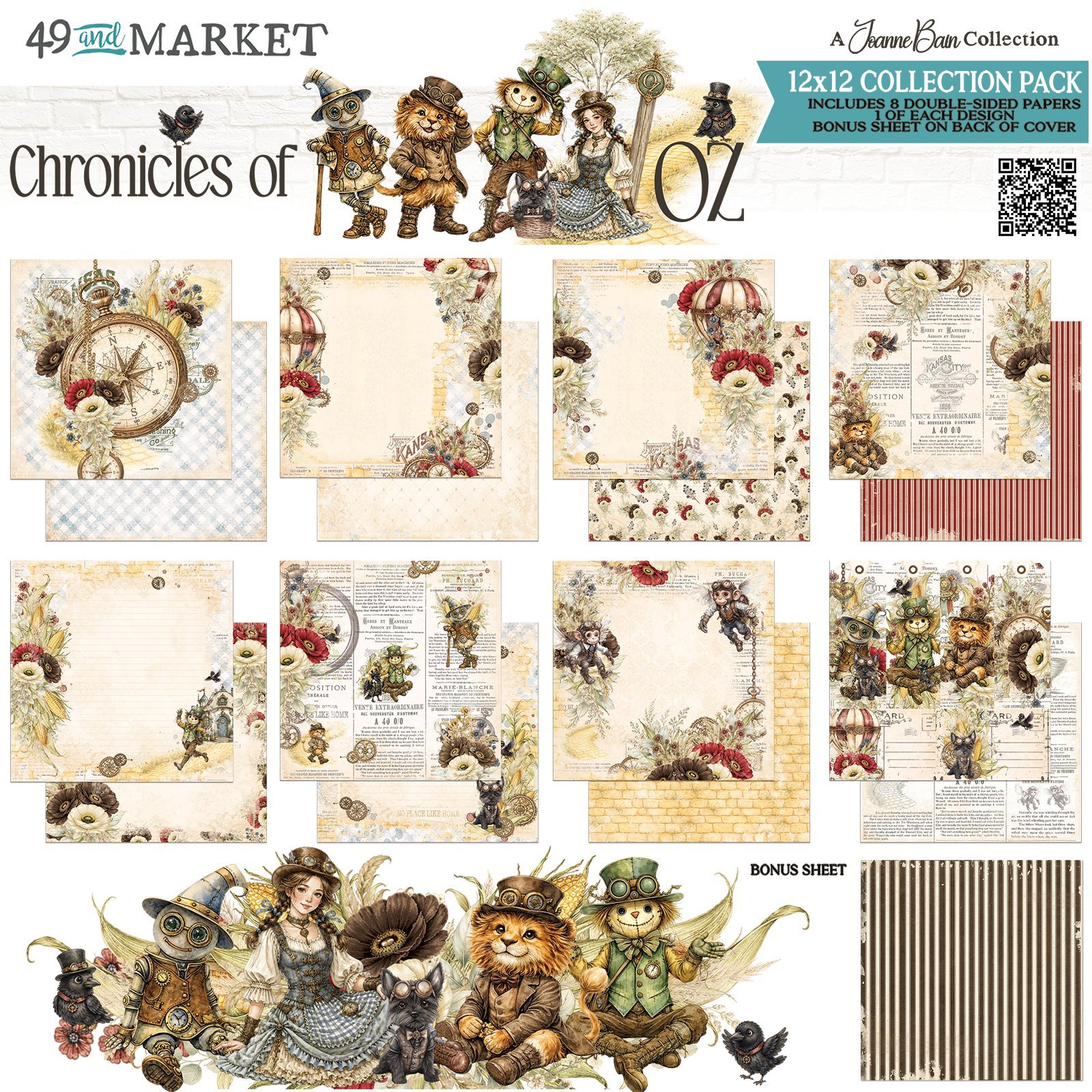 49 and Market - Chronicles of Oz - 12 x12 Collection Pack