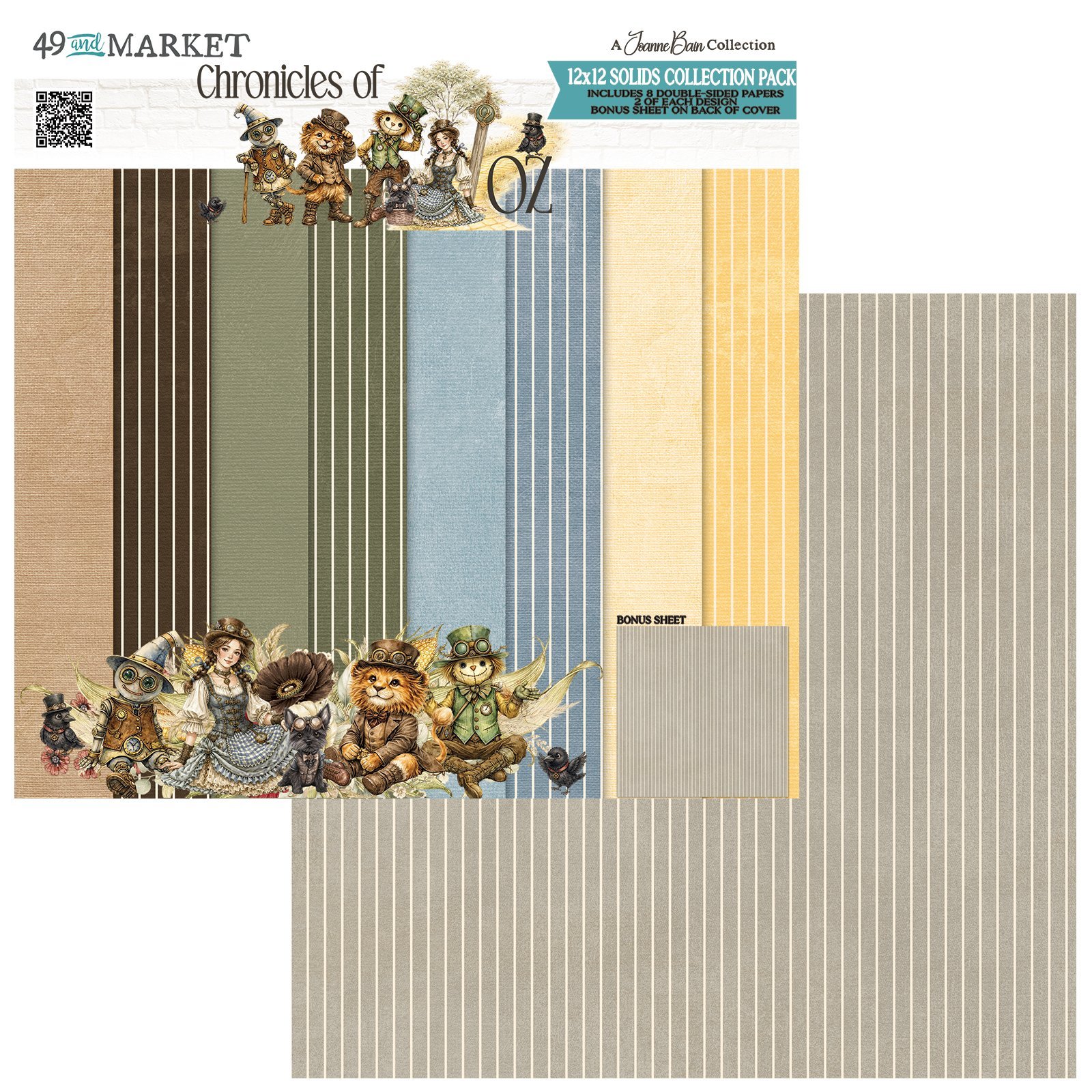 Alternative view of 49 and Market - Chronicles of Oz - 12 x12 Solids Collection Pack