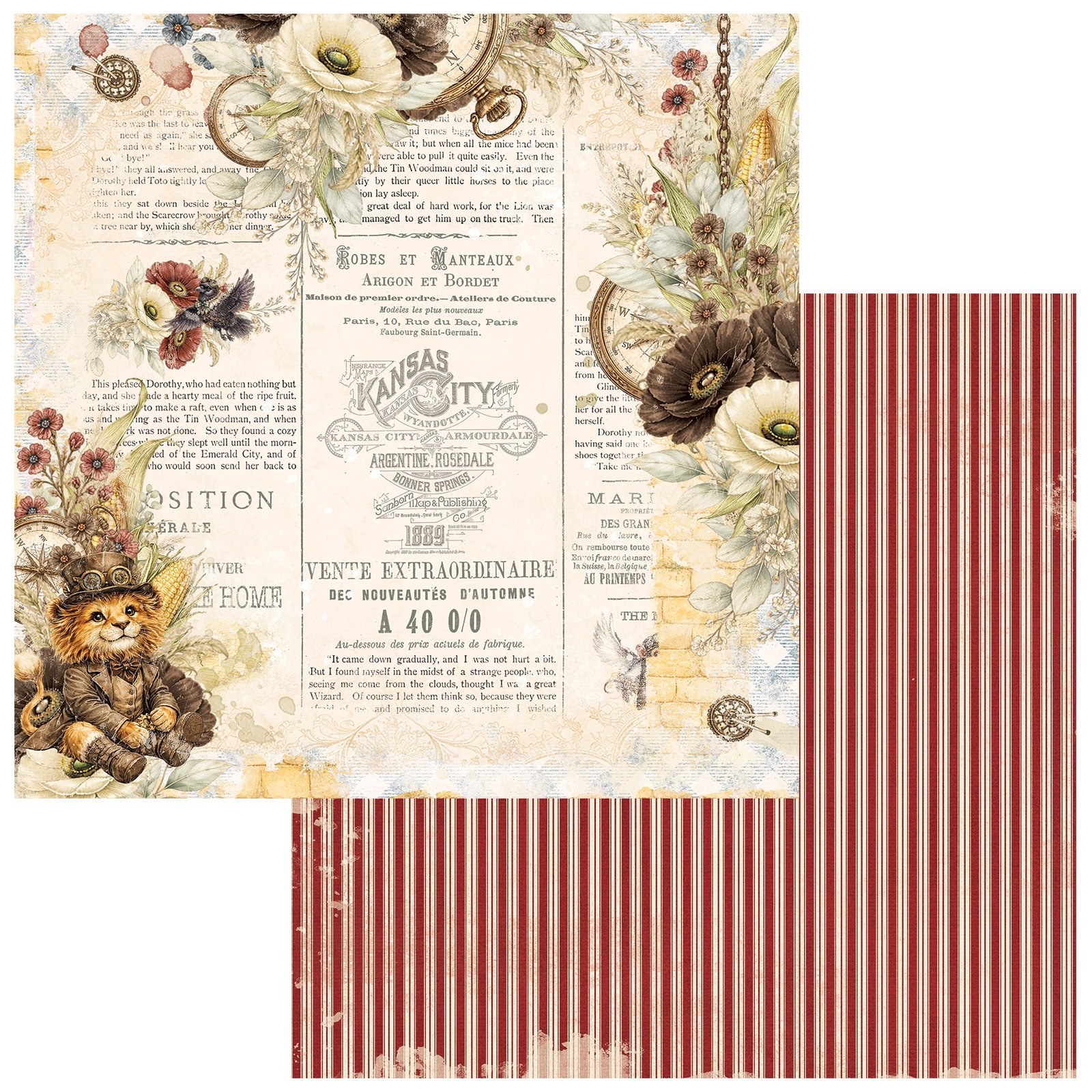 49 and Market - Chronicles of Oz Paper - Softly Brave