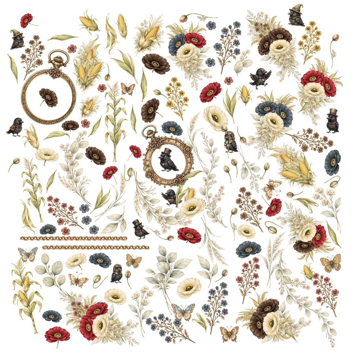 Alternative view of 49 and Market - Chronicles of Oz Laser Cut Wildflowers