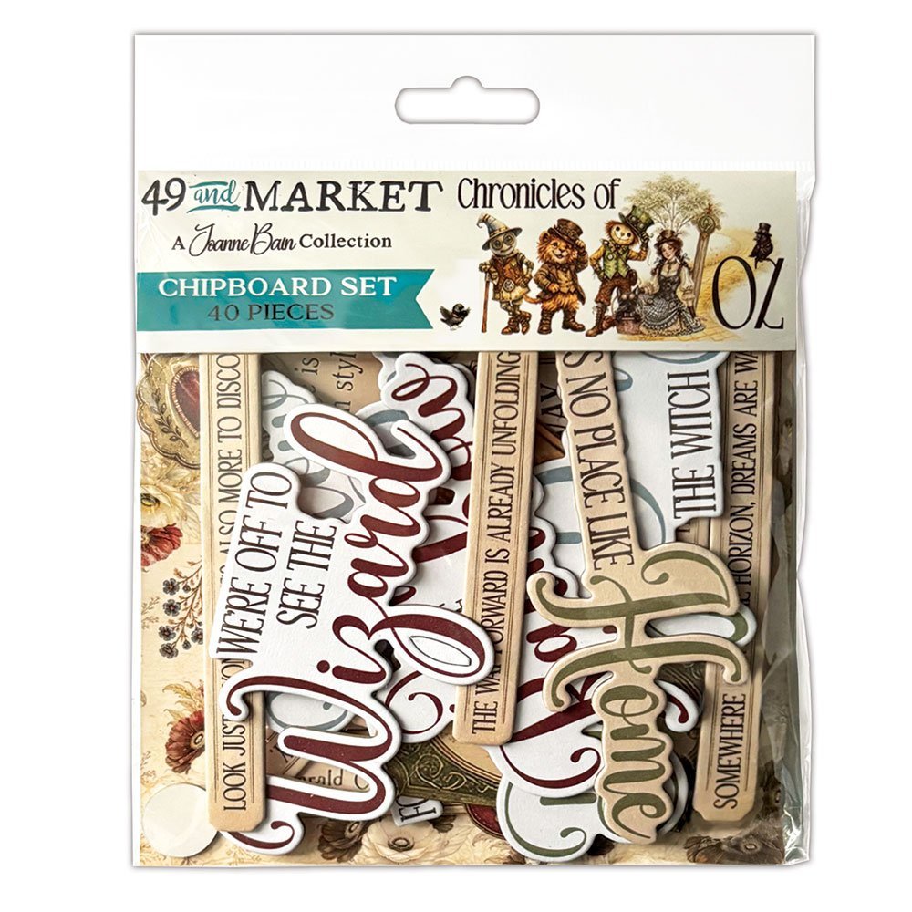49 and Market - Chronicles of Oz Chipboard Set