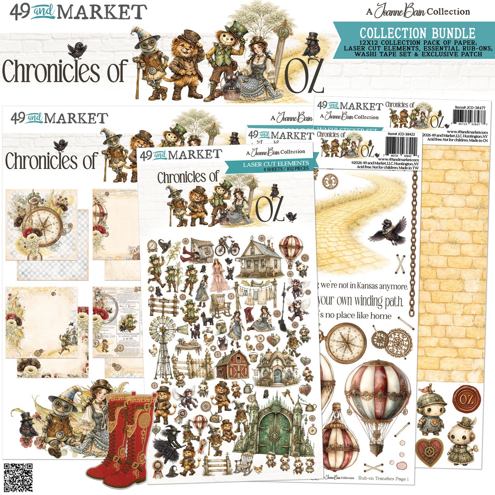 49 and Market - Chronicles of Oz Bundle Set with Patch