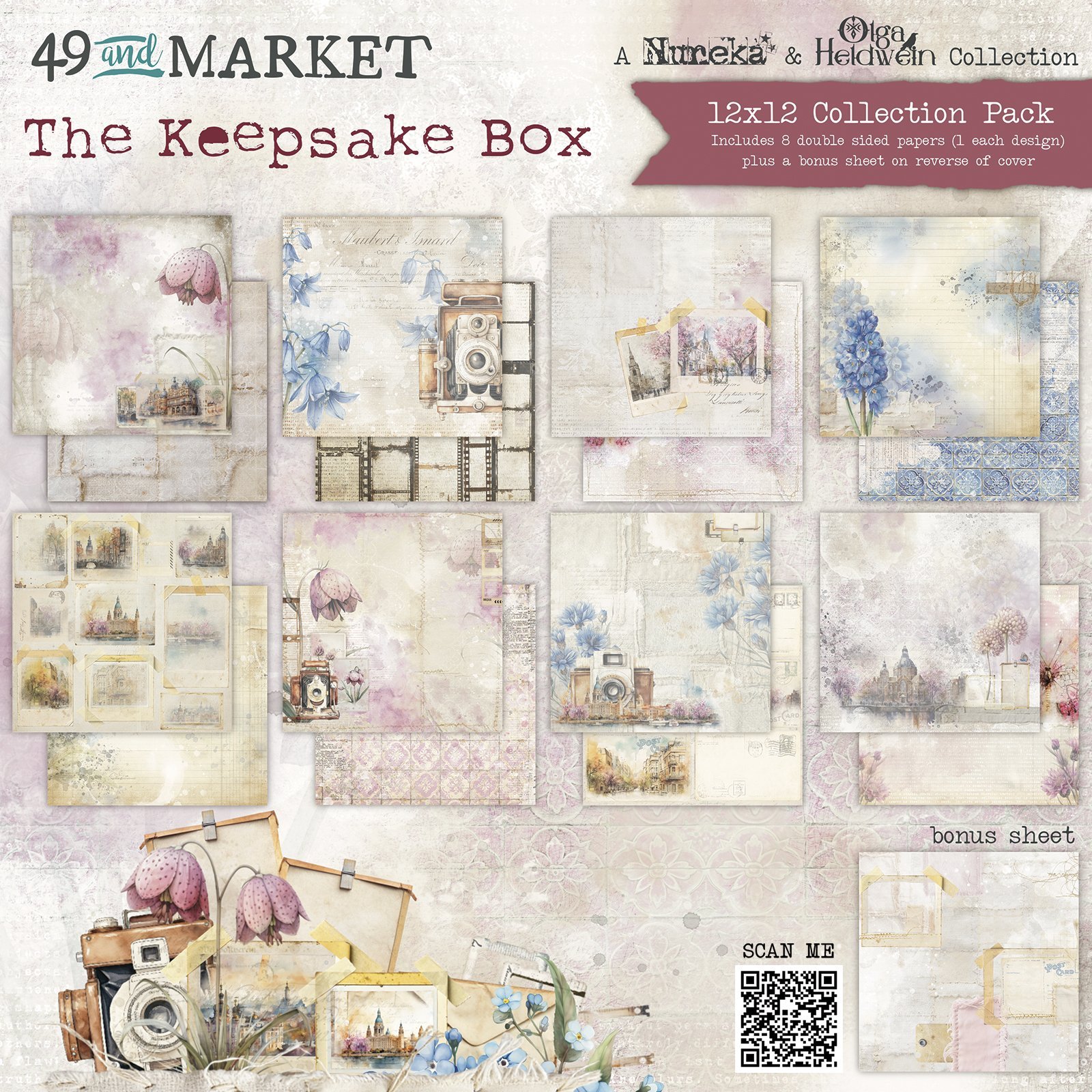 49 and Market - The Keepsake Box - 12 x12 Collection Pack