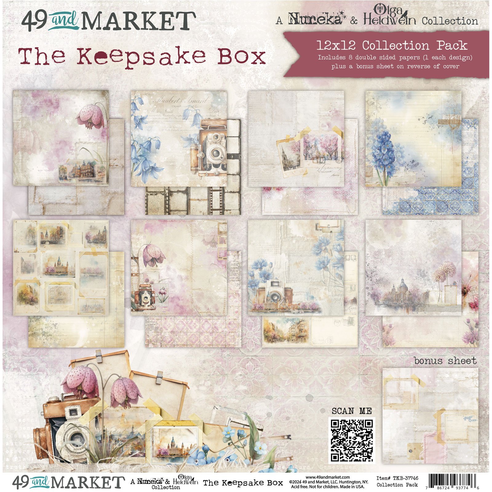 Alternative view of 49 and Market - The Keepsake Box - 12 x12 Collection Pack