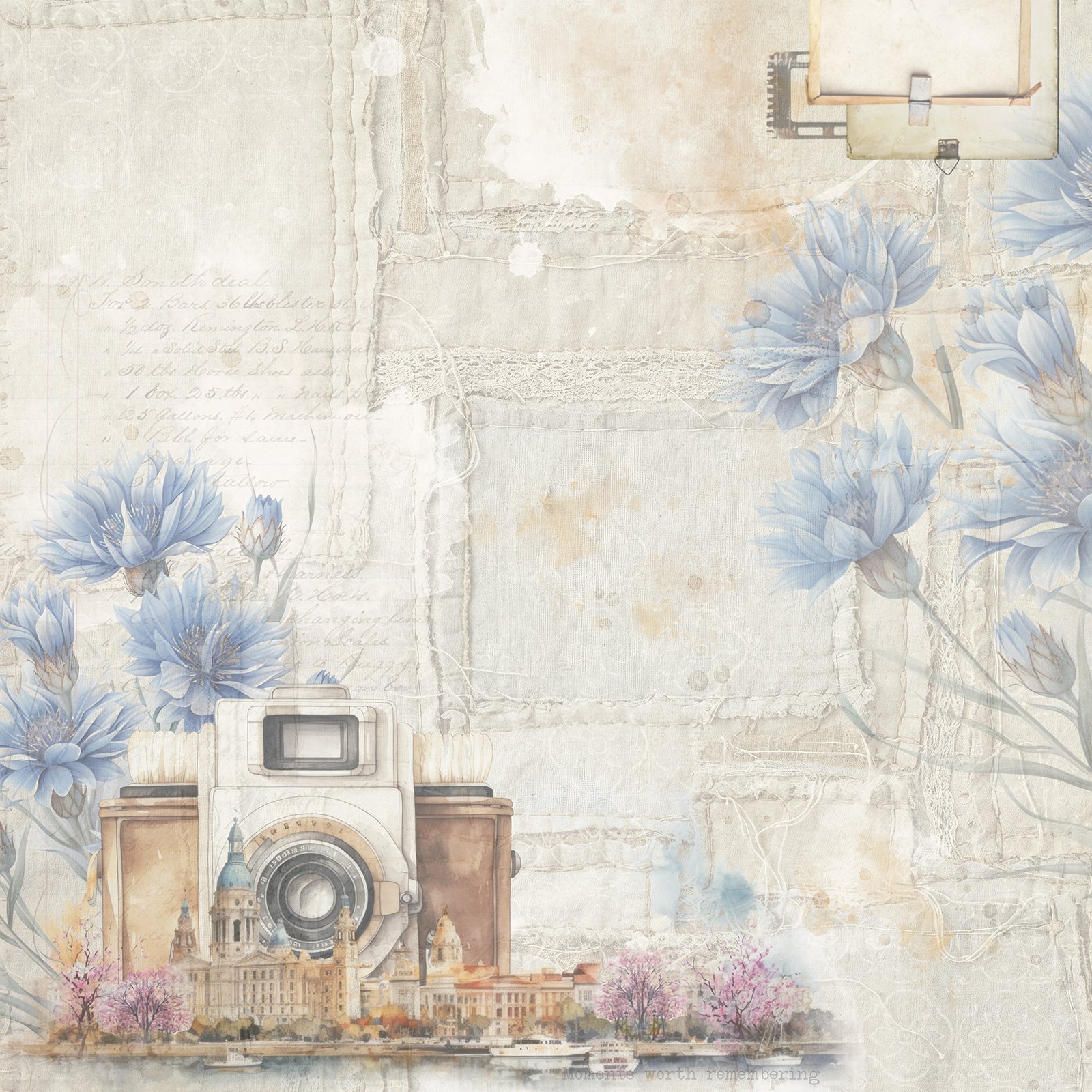 Alternative view of 49 and Market - The Keepsake Box Paper - Collected Places
