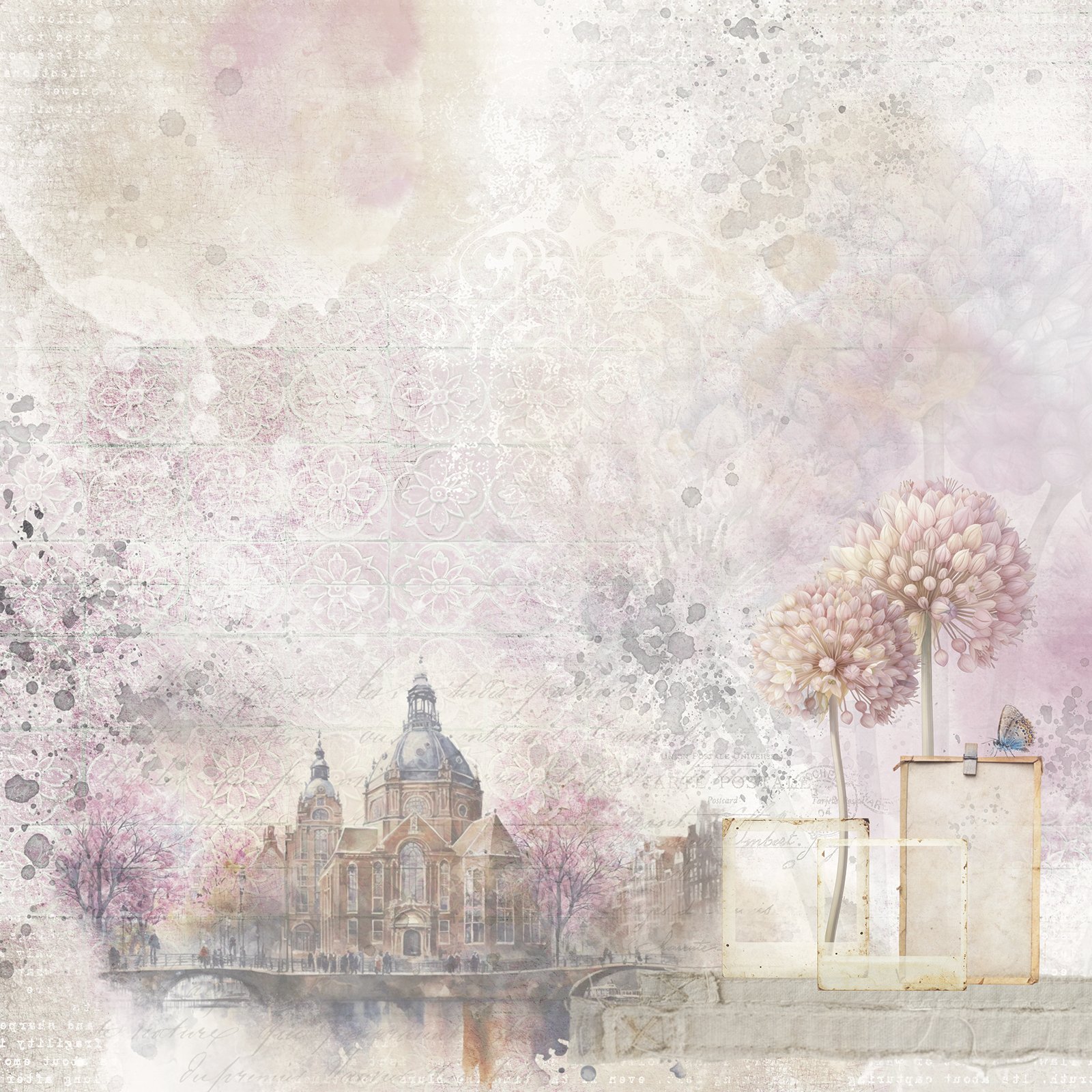 Alternative view of 49 and Market - The Keepsake Box Paper - Gathered Fragments