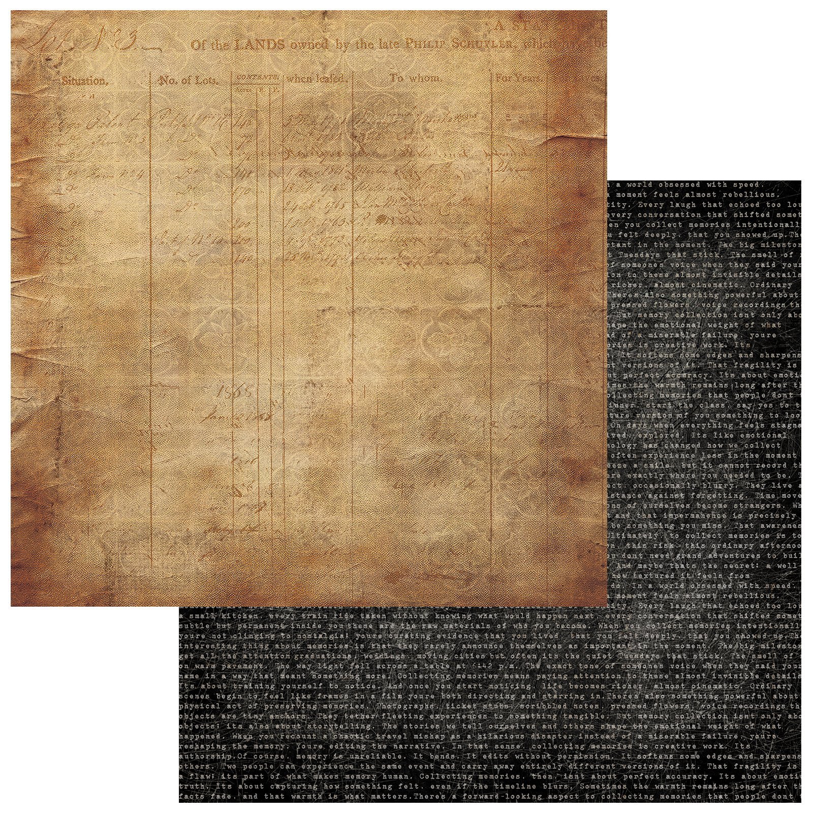 49 and Market - The Keepsake Box Solids Sheet - Gathered