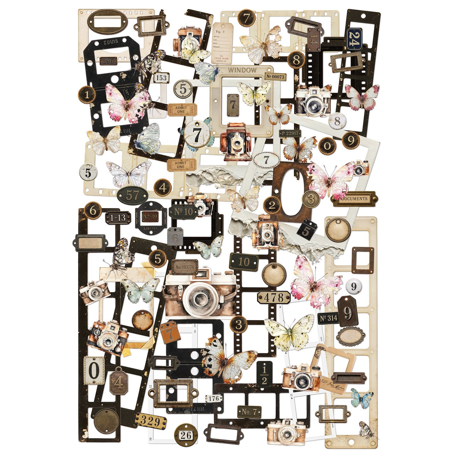 Alternative view of 49 and Market - The Keepsake Box Laser Cut Elements
